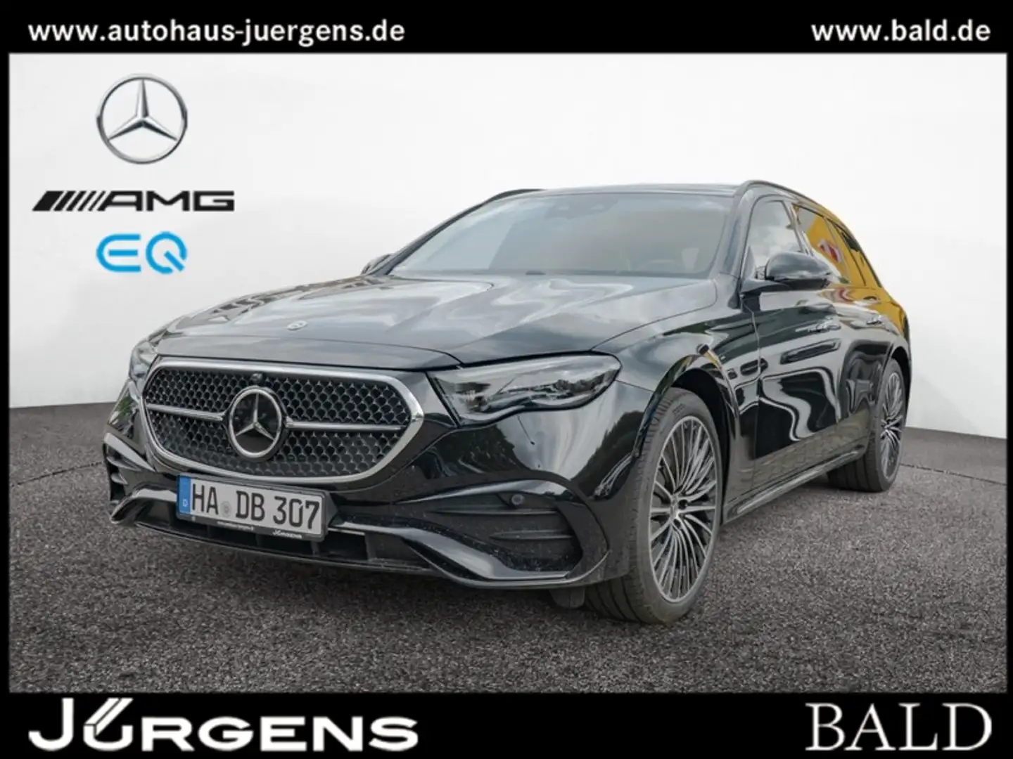 Mercedes-Benz E 450 d 4M T AMG/AHK/Pano/Sitzklima/Super/Burm Noir - 1