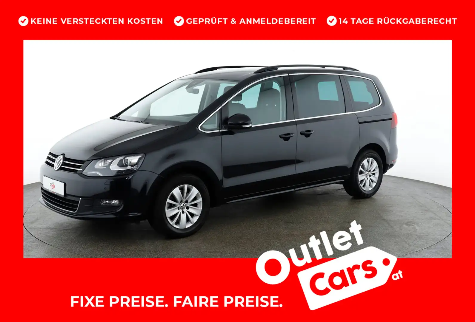 Volkswagen Sharan Comfortline TDI SCR DSG 7-Sitzer Noir - 1