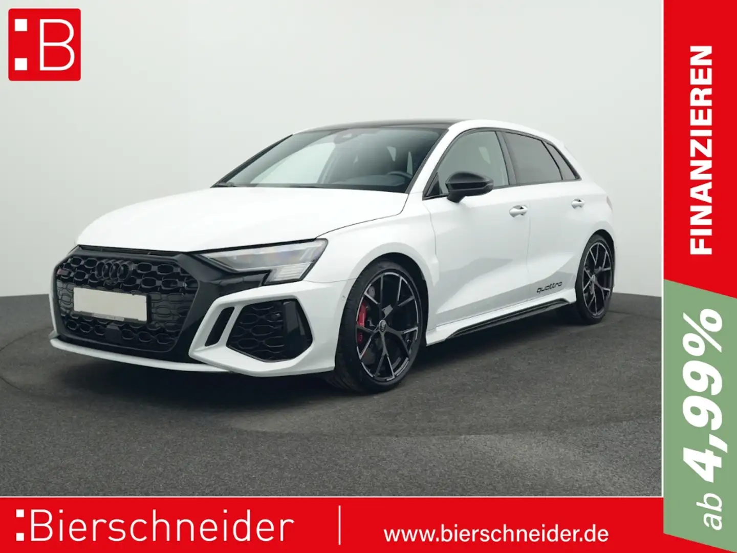 Audi RS3 Sportback 4.-J.-GAR PANO MATRIX DYNAMIK Weiß - 1