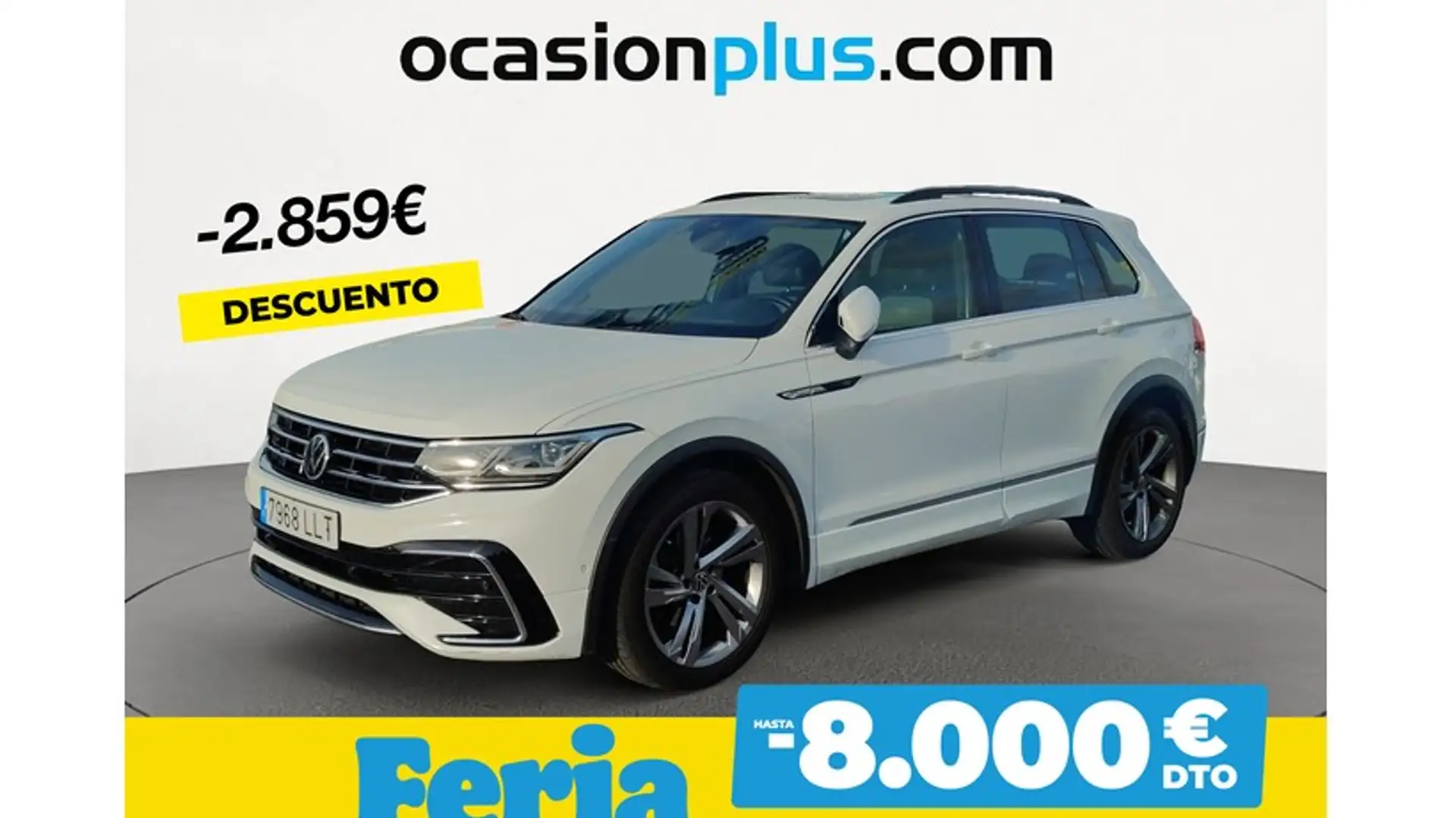 Volkswagen Tiguan 2.0TDI R-Line DSG 110kW Weiß - 1
