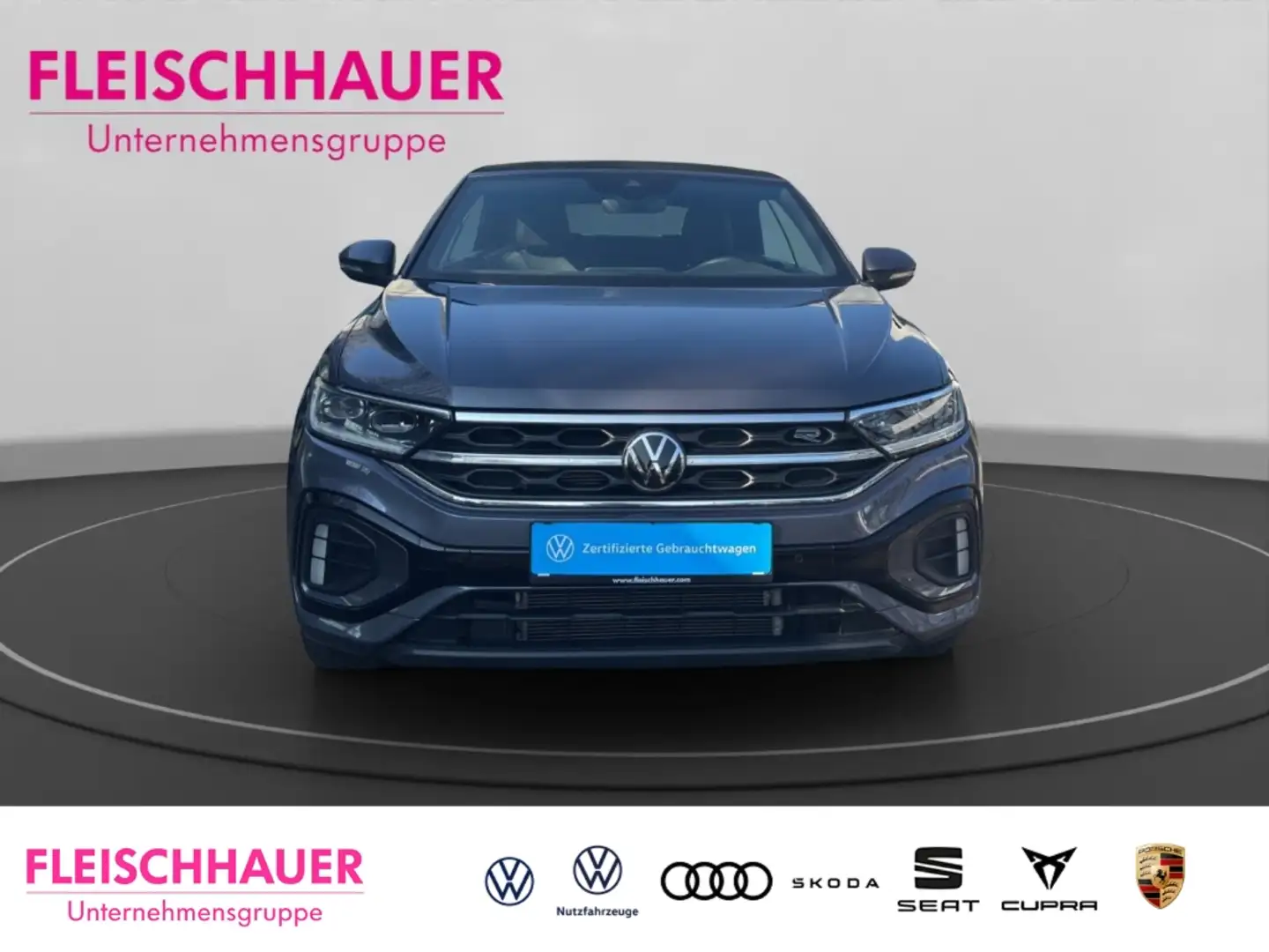 Volkswagen T-Roc Cabriolet R-Line 1.5 TSI DSG AHK Navi Digitales Co Grau - 2