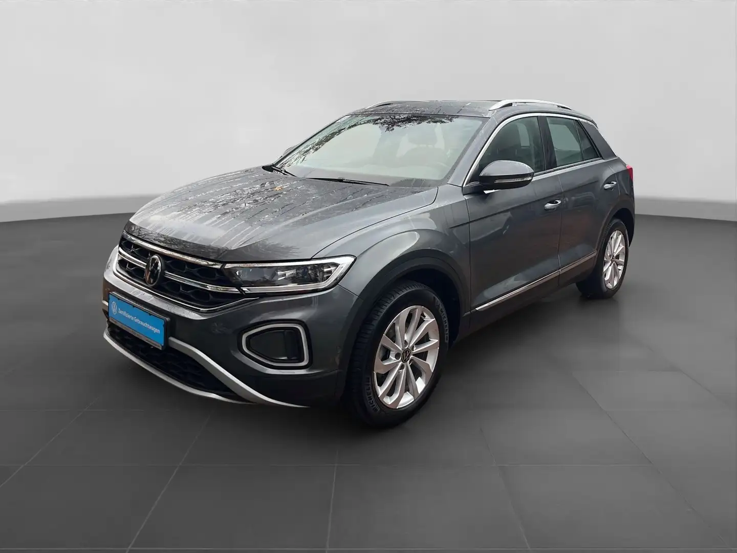 Volkswagen T-Roc 1.0 TSI STYLE NAVI AHK VZE Grau - 2
