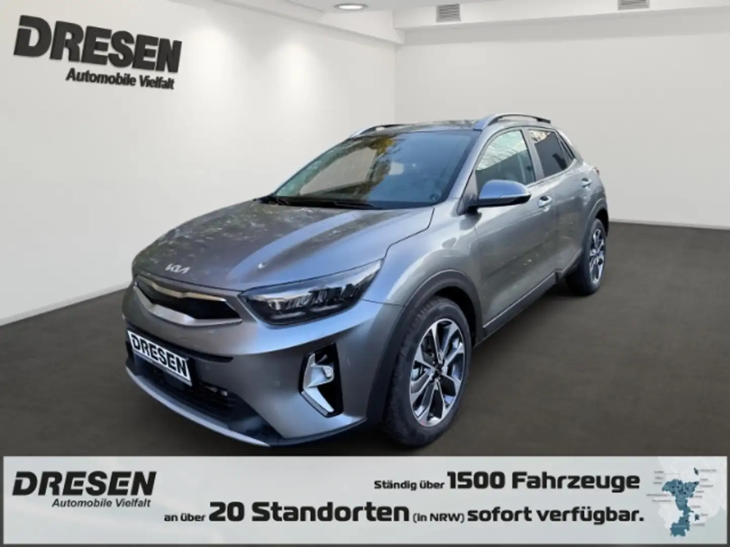 Kia Stonic SPIRIT 1.0T AT NAVI,KAMERA,DAB,CARPLAY,SITZHZG Szary - 1