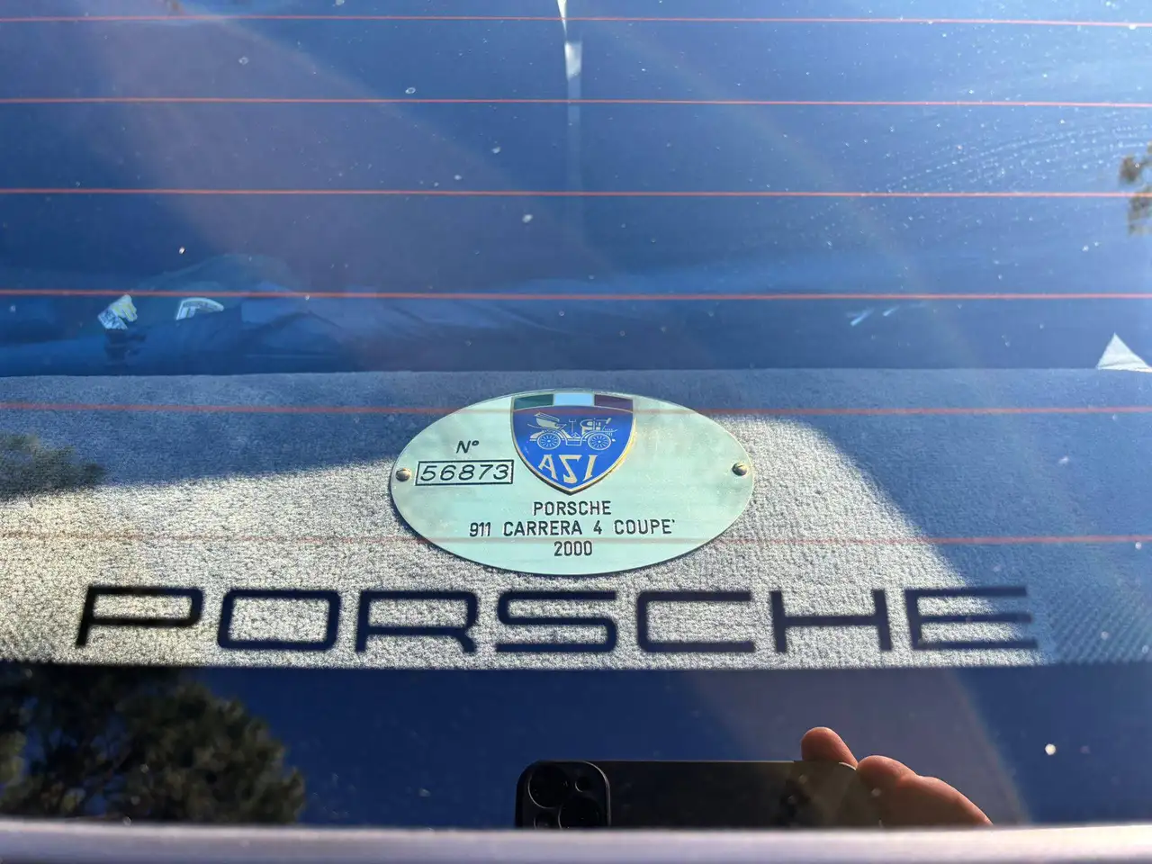 Porsche 996 CARRERA COUPE' 3.4 4 300CV NAVY TETTO T. ORO!!, foto 7