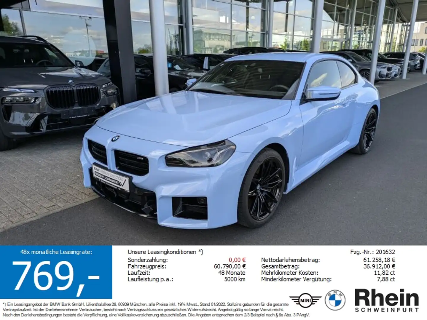 BMW M2 Coupé Teilleder. Driv.Ass. Park.Ass. Blauw - 1