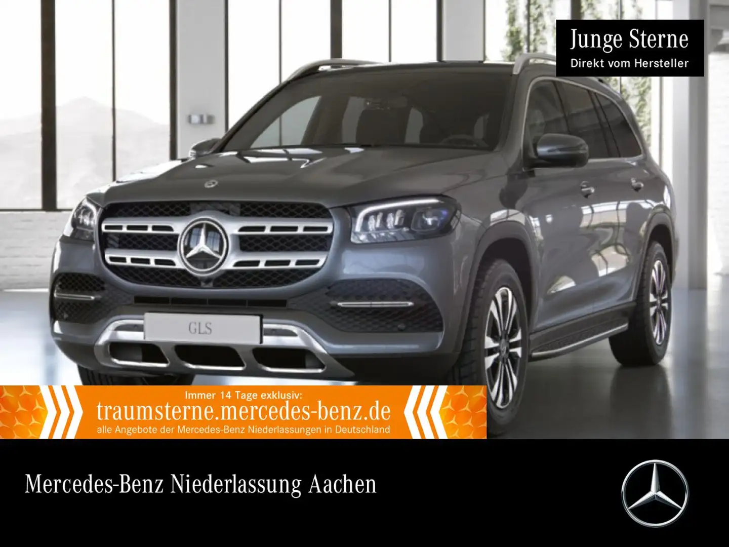 Mercedes-Benz GLS 400 d 4M EXCLUSIVE+PANO+360+AHK+MULTIBEAM+HUD Grau - 1