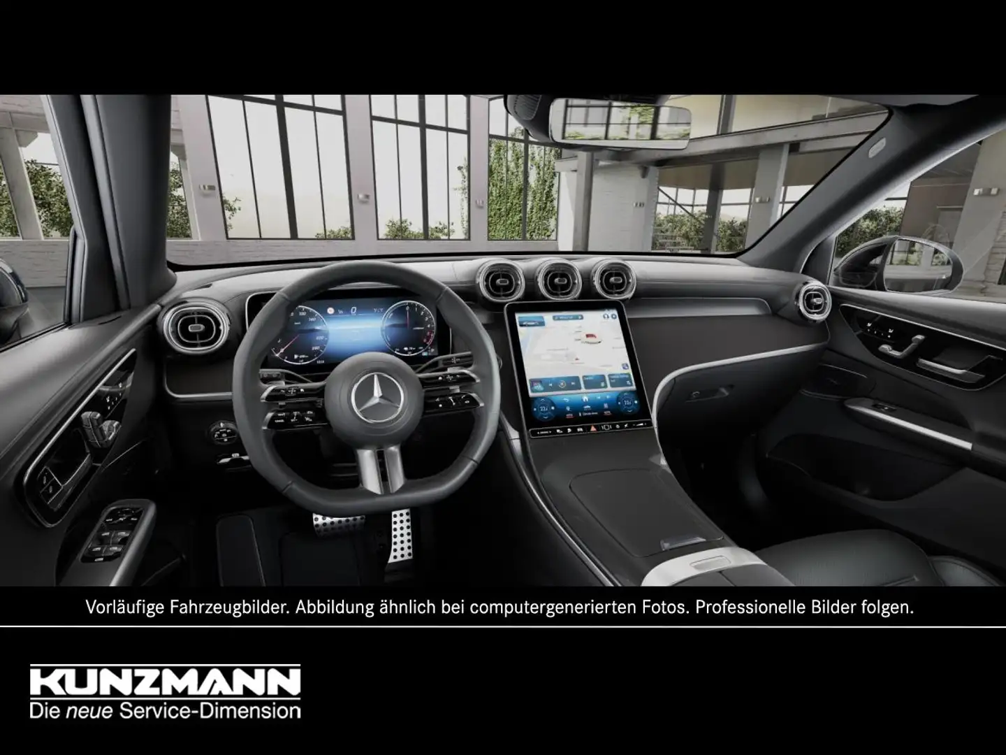 Mercedes-Benz GLC 300 de 4M AMG Night Panorama Sitzklima 360° Silber - 2