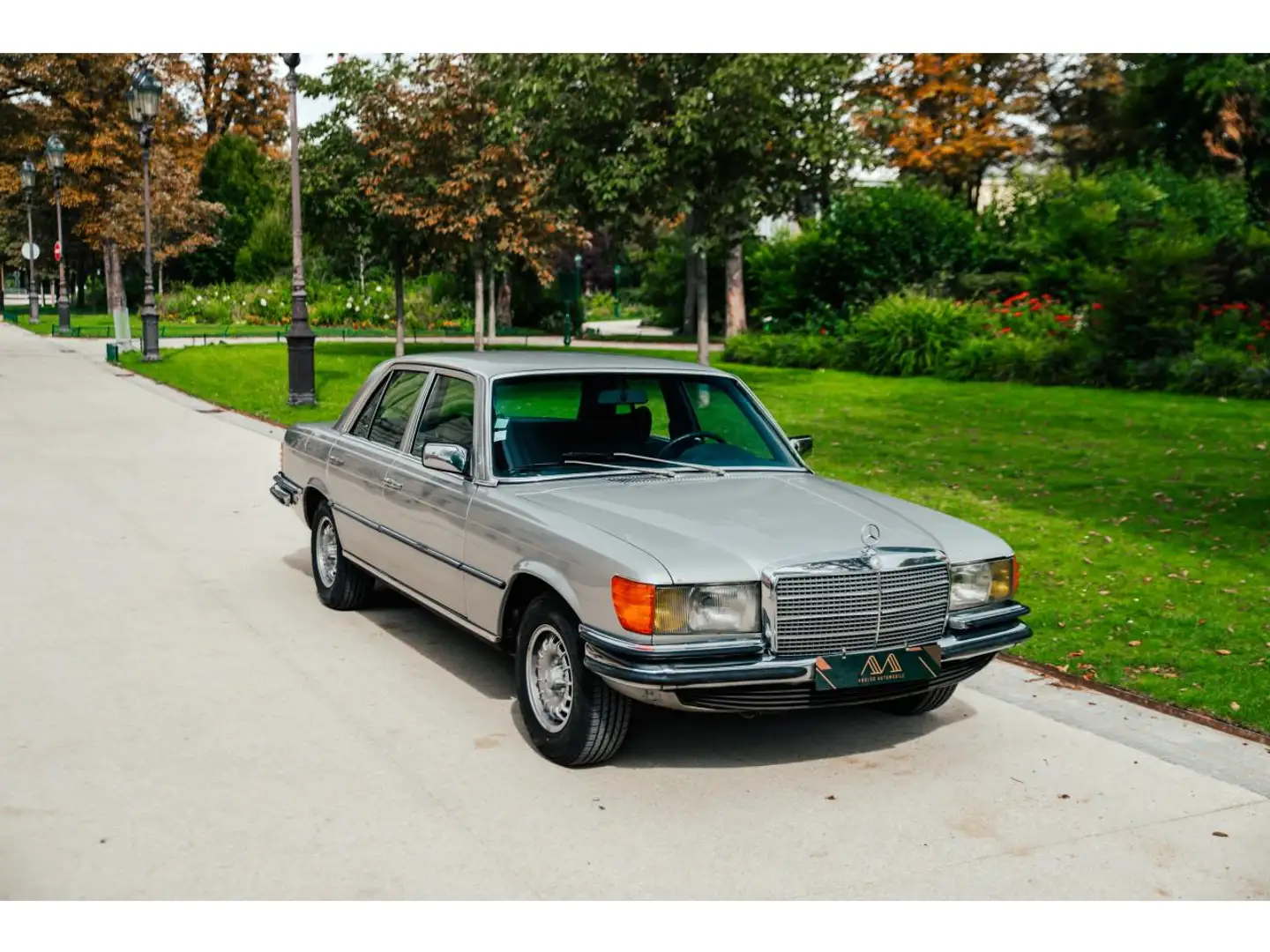 Mercedes-Benz S 280 280SE W116 - FRANCAISE D\u0027ORIGINE - REGULATEUR - CLIM - CARNET - 2EME MAIN Grijs - 2