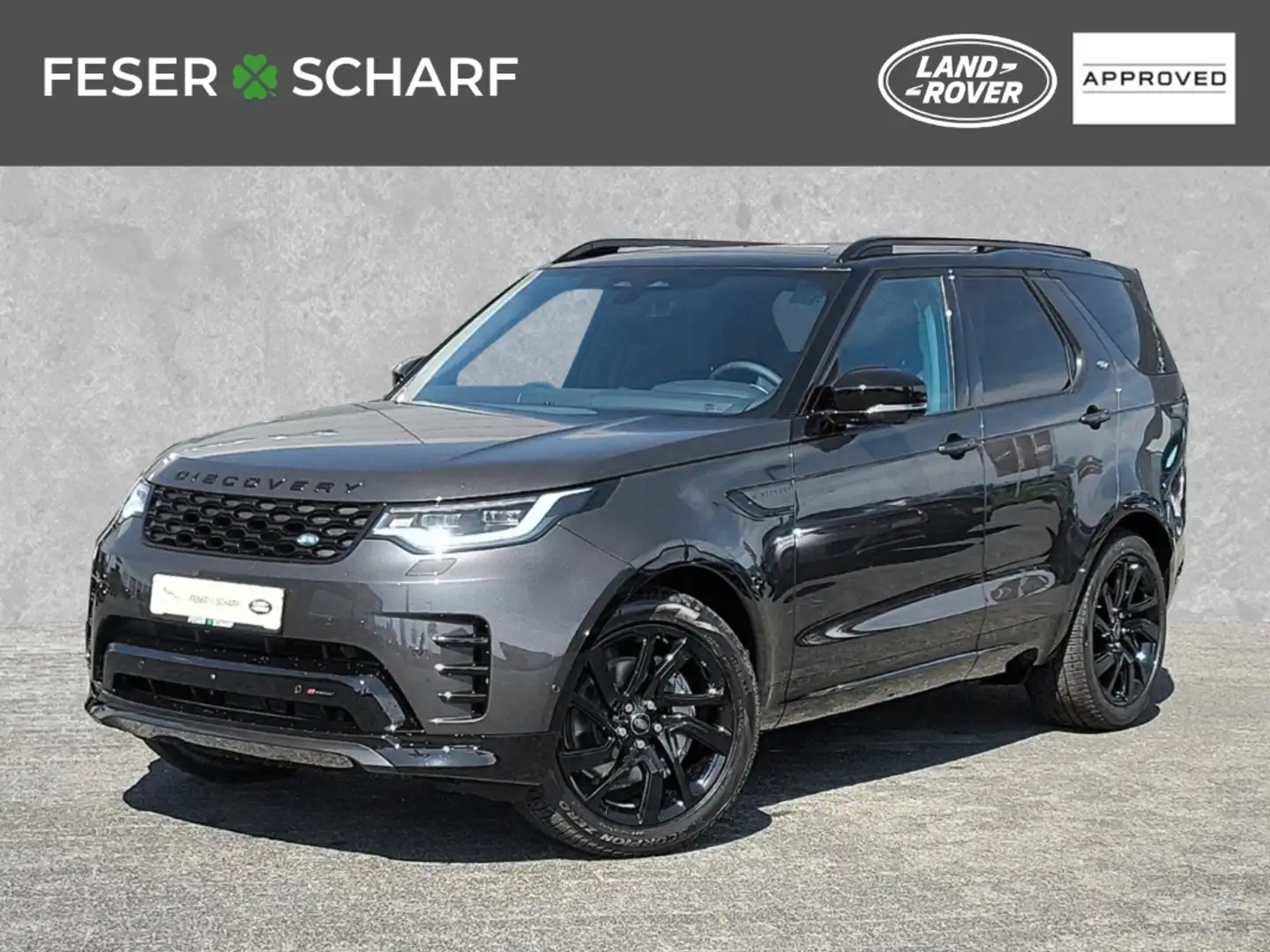 Land Rover Discovery D300 R-Dynamic SE Luftfed. AHK Panoramadach Grijs - 1