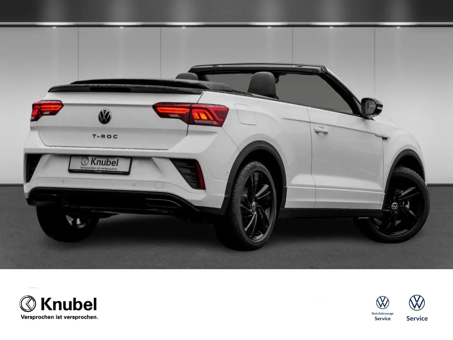 Volkswagen T-Roc Cabriolet R-Line 1.5 TSI DSG LED+ AHK Navi ACC Weiß - 2