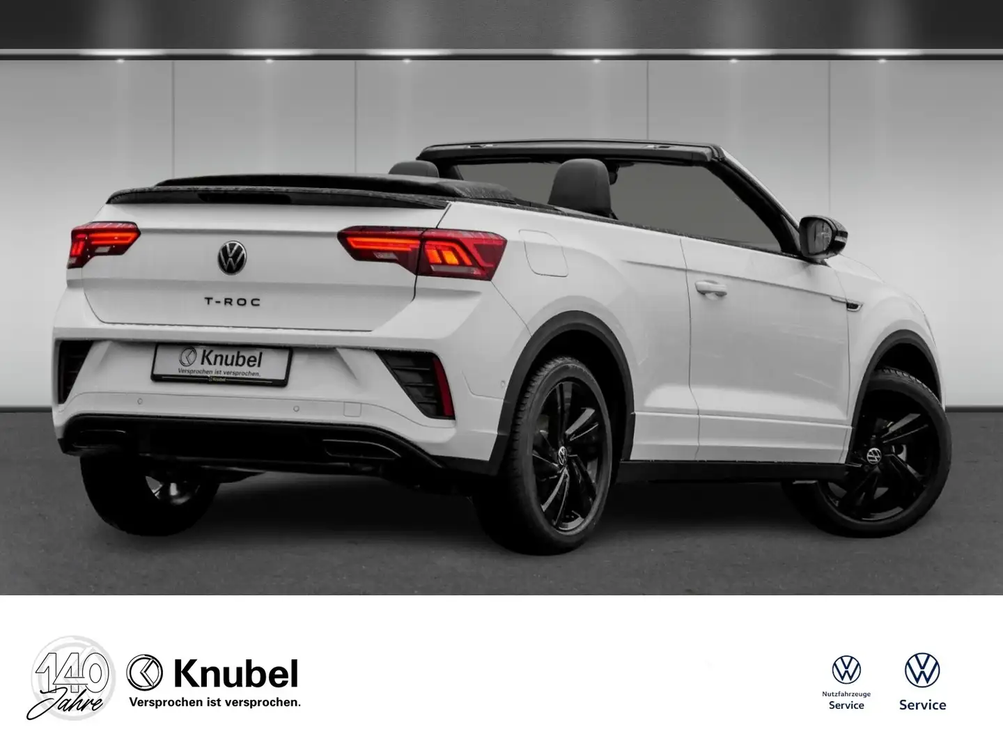 Volkswagen T-Roc Cabriolet R-Line 1.5 TSI DSG LED+ AHK Navi ACC Blanc - 2