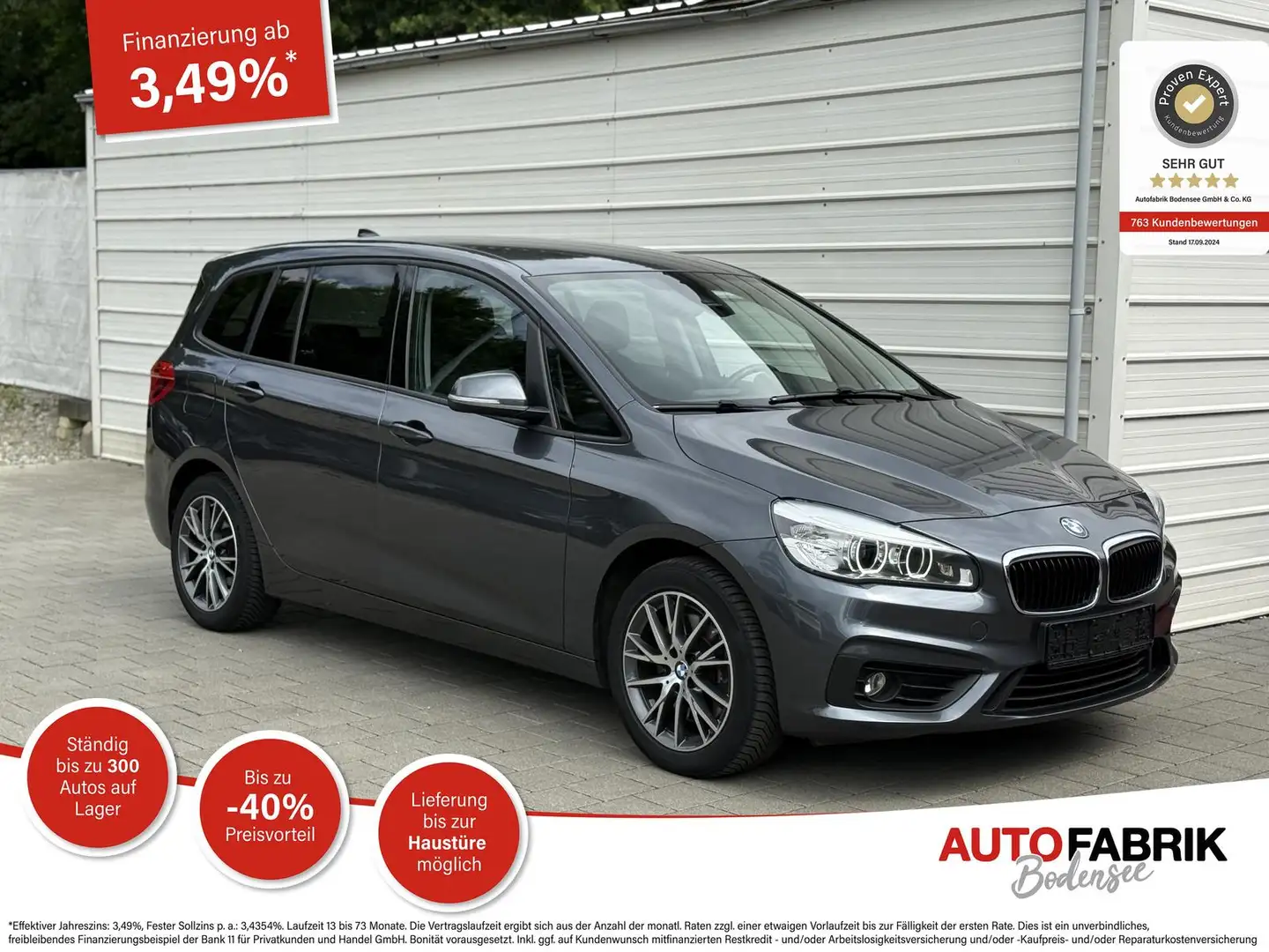 BMW 220 Navi*SHZ*Metallic Grijs - 1