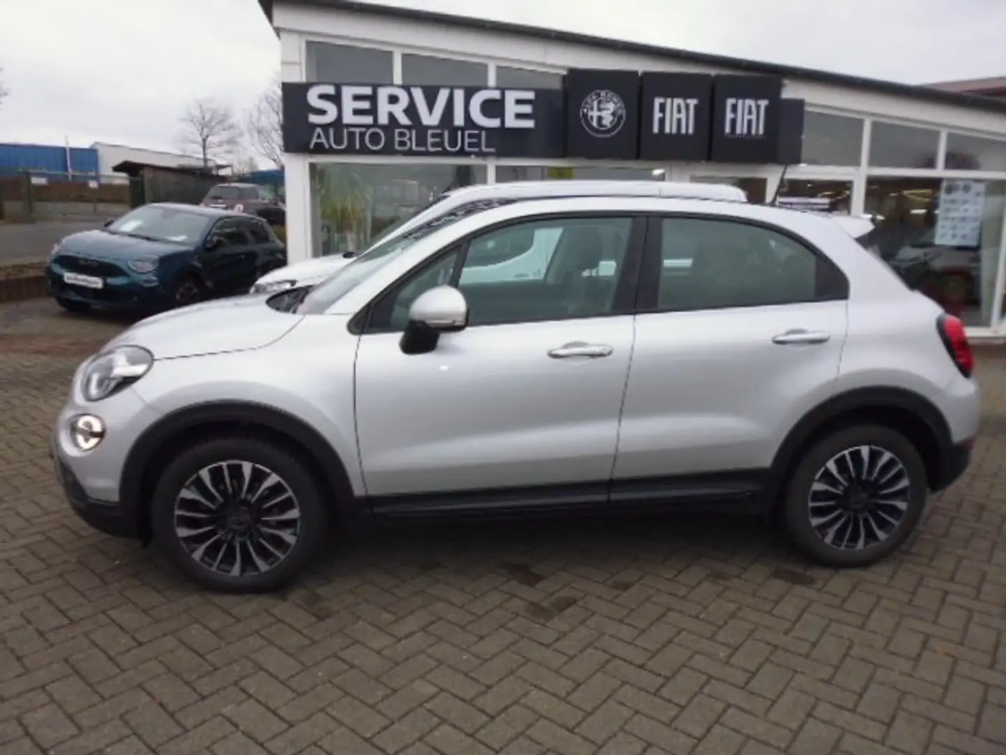 Fiat 500X City Cross Glasschiebedach/NAV/LED Paket/ Silber - 1