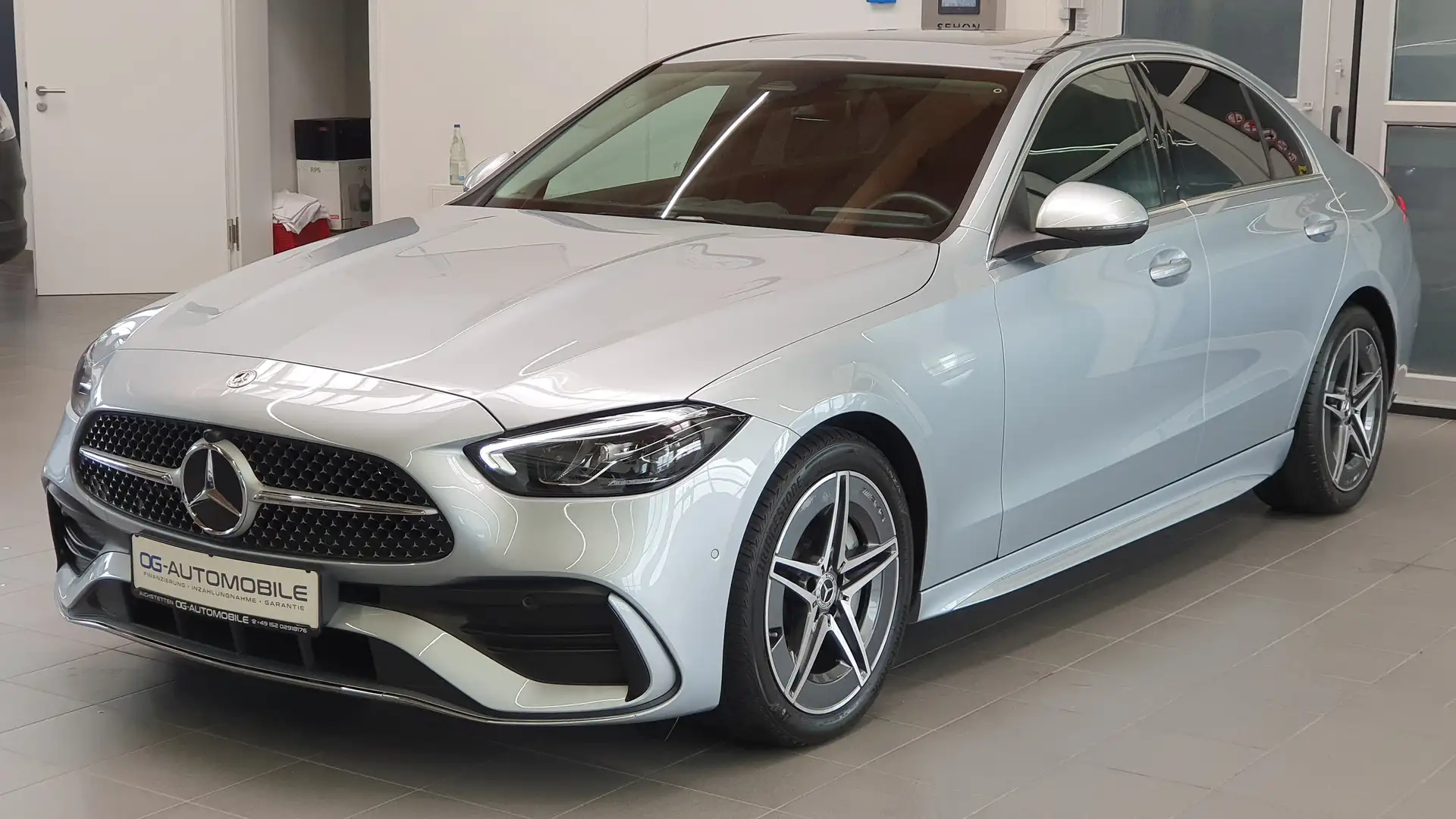 Mercedes-Benz C 300 d AMG-Line*LED*NAVI*Schiebedach*MBUX*Kamera Argent - 2