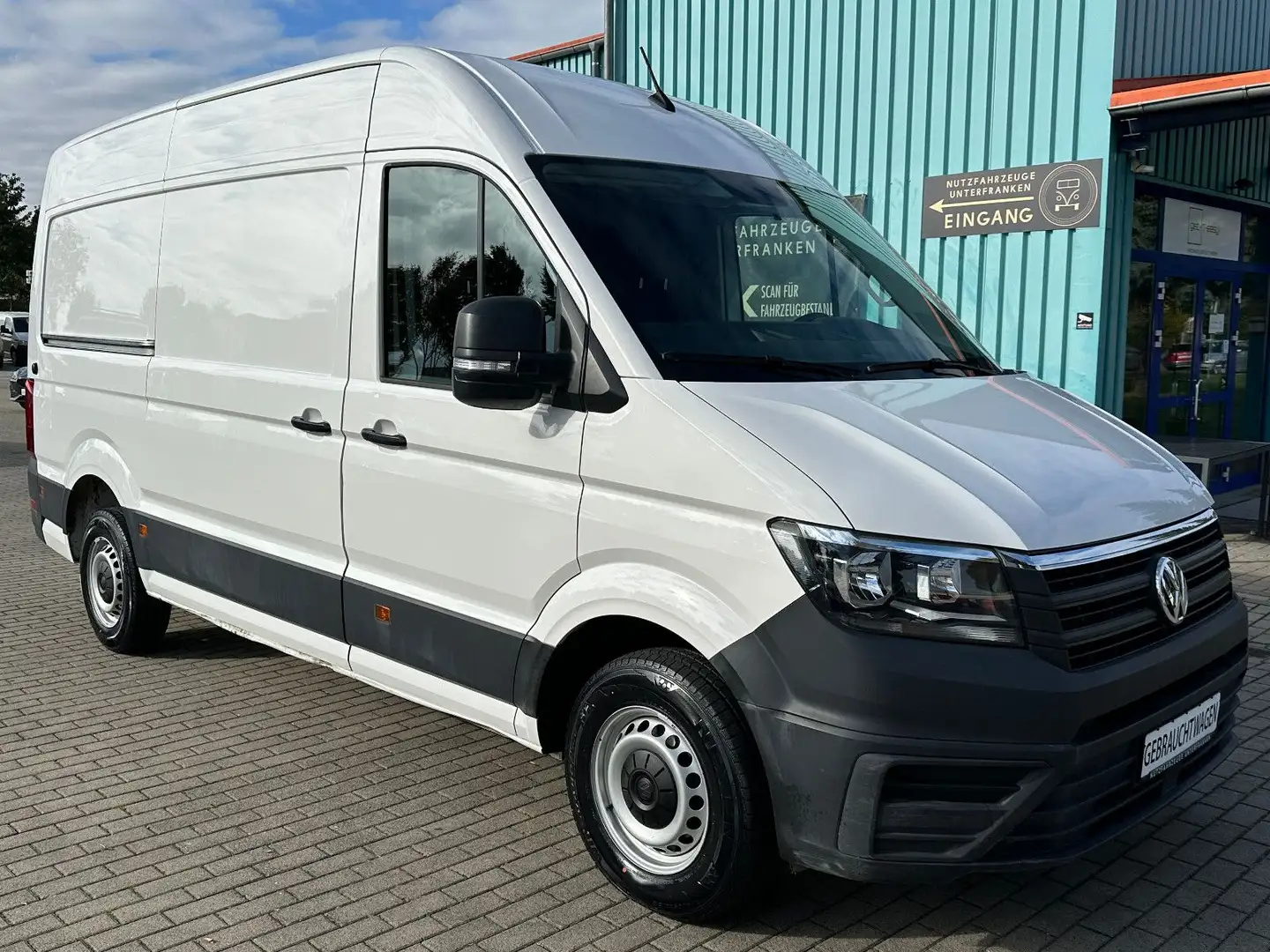 Volkswagen Crafter Kasten 140PS L2H2/270°+KLIMA+DAB+Rü-KAM Blanc - 1