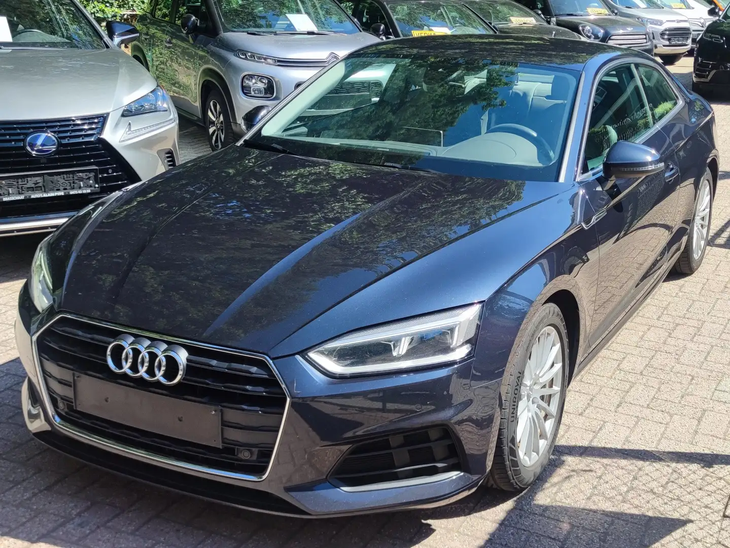 Audi A5 A5 Coupe 2.0 TFSI S tronic design !! NIEUWSTAAT !! Blauw - 1