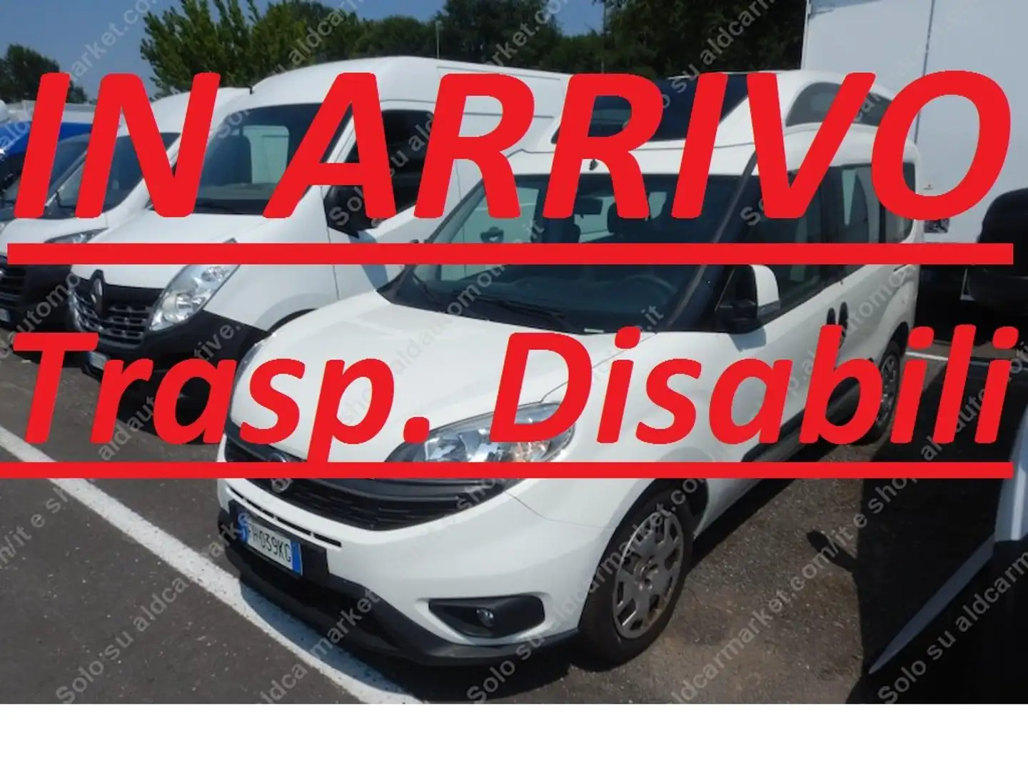 Fiat Doblo Tetto Alto 1.6 M-jet 120cv *TRASPORTO DISABILI* Bianco - 1