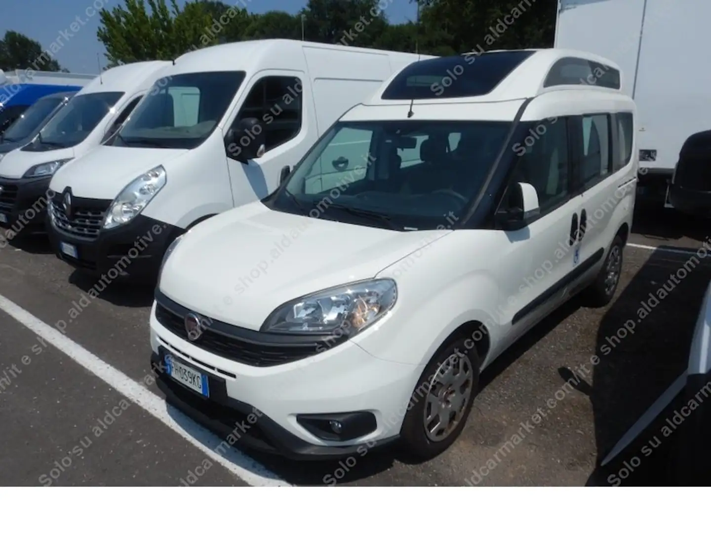 Fiat Doblo Tetto Alto 1.6 M-jet 120cv *TRASPORTO DISABILI* Bianco - 2