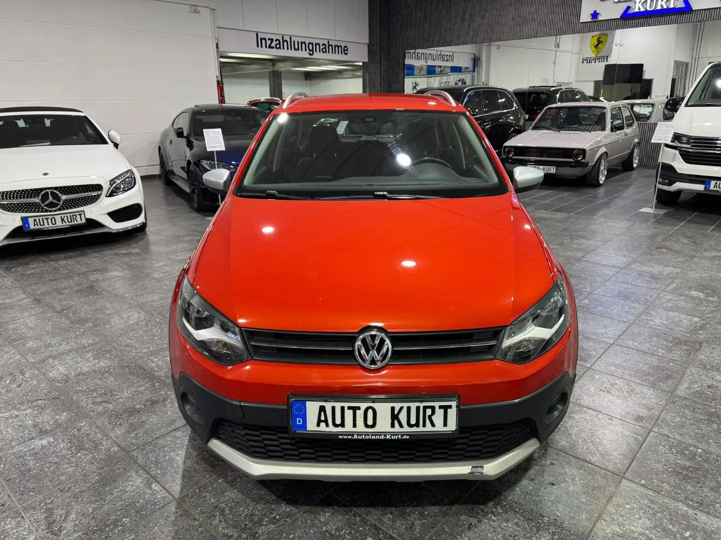 Volkswagen Polo 1,6TDI CrossPolo*Shz*Klima*PDC*17Zoll*2.Hd Orange - 2