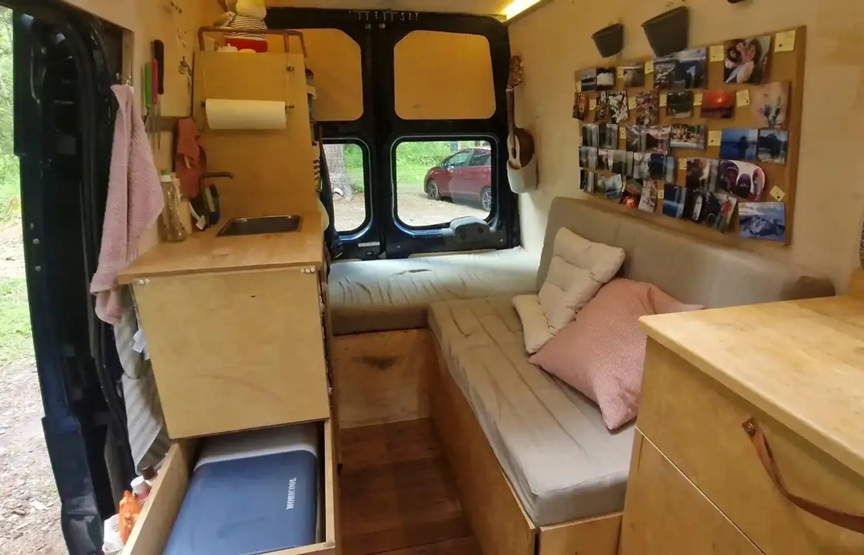 Ford Transit Wohnmobil Blau - 2