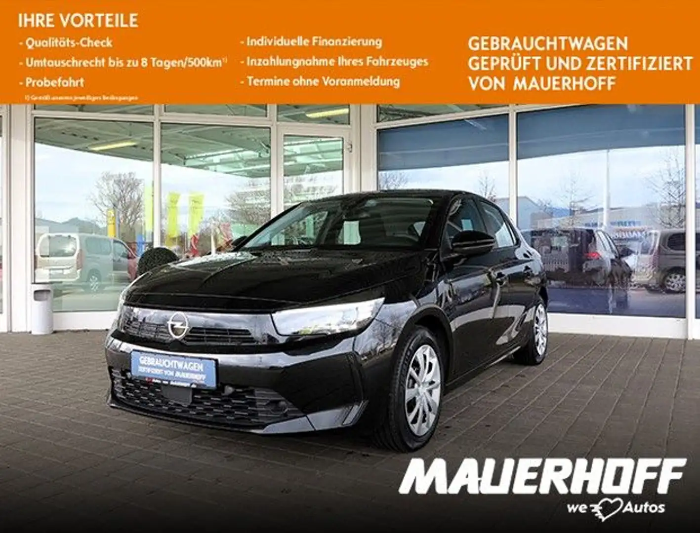 Opel Corsa F | PDC | Sitzhzg | DAB Noir - 1