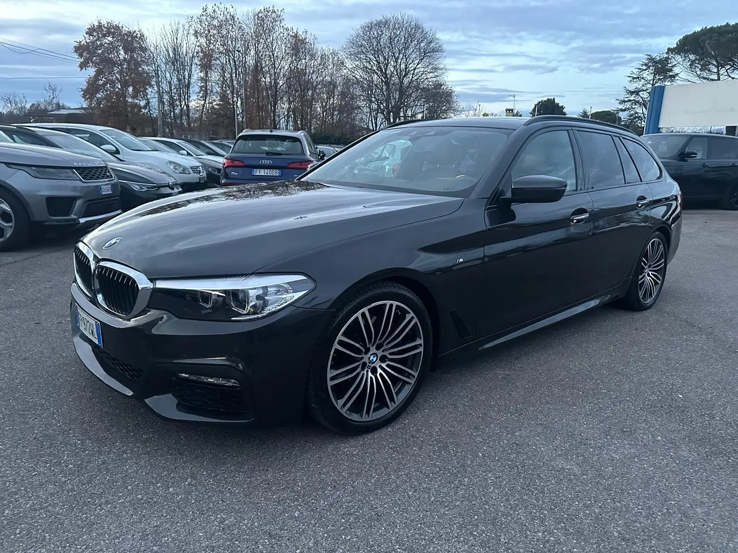 BMW 530 530d Touring Msport 249cv auto TETTO/PELLE FP972WL Grigio - 2