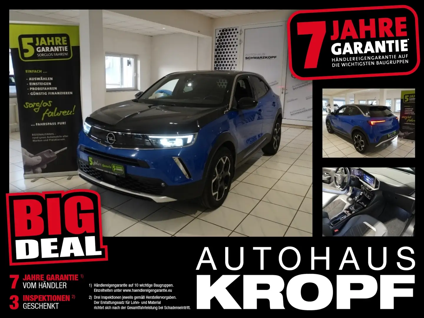Opel Mokka 1.2T *8-FACH*Navi;Parkpilot,Rückfahrkamera Blau - 1