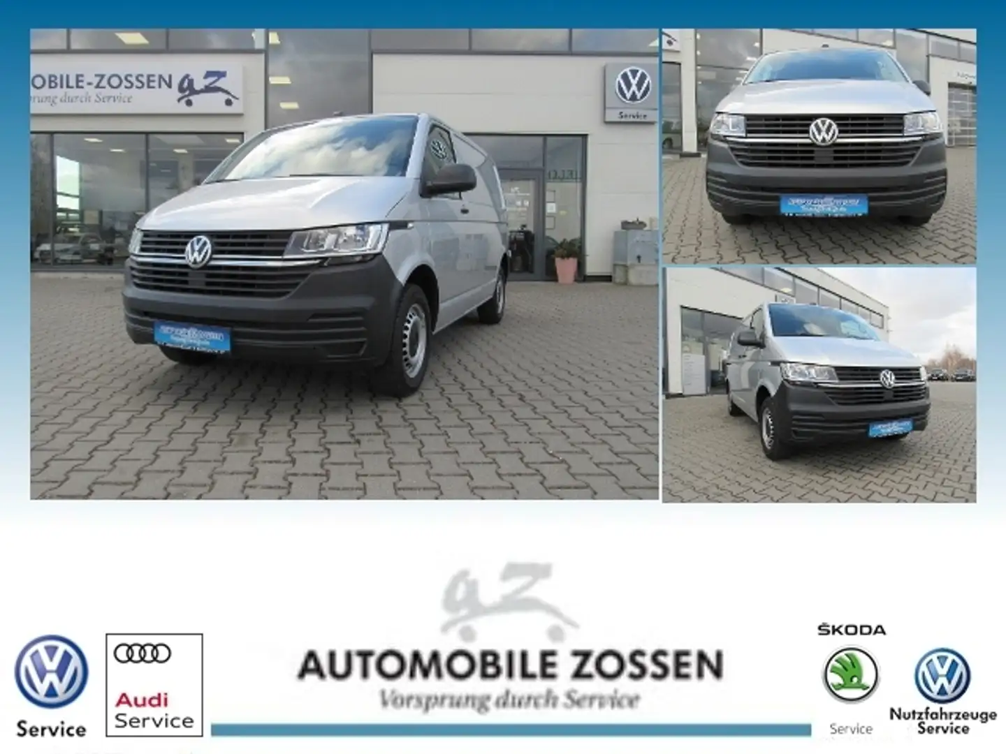 Volkswagen Transporter 6.1 Kasten EcoProfi AHZV;KLIMA;APP;PD Argent - 1