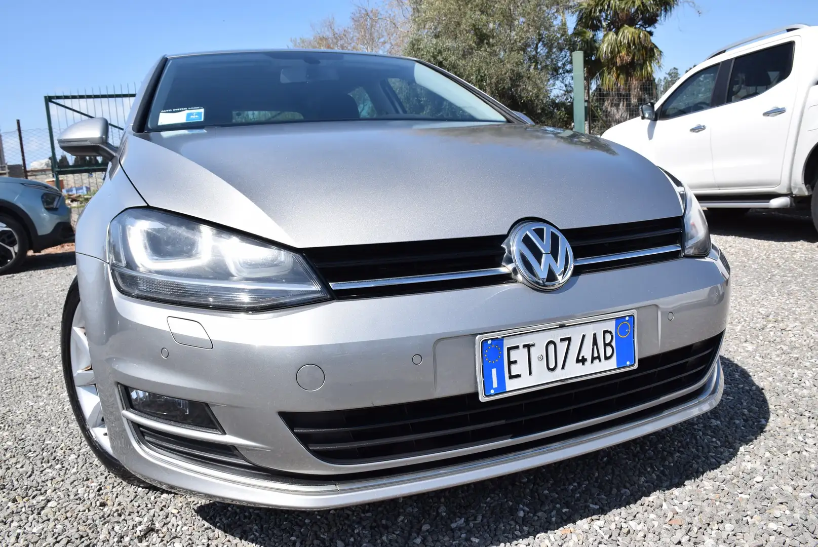 Volkswagen Golf 7 2.0TDI 150CV AUTOM. DSG HIGHLINE NAVI CRUISE LED Argento - 2