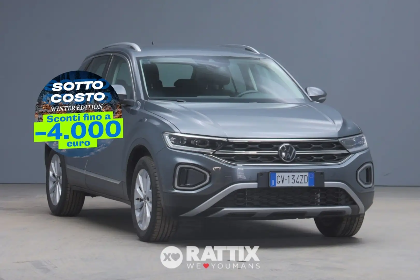 Volkswagen T-Roc 2.0 TDI 150CV Style DSG Grigio - 1