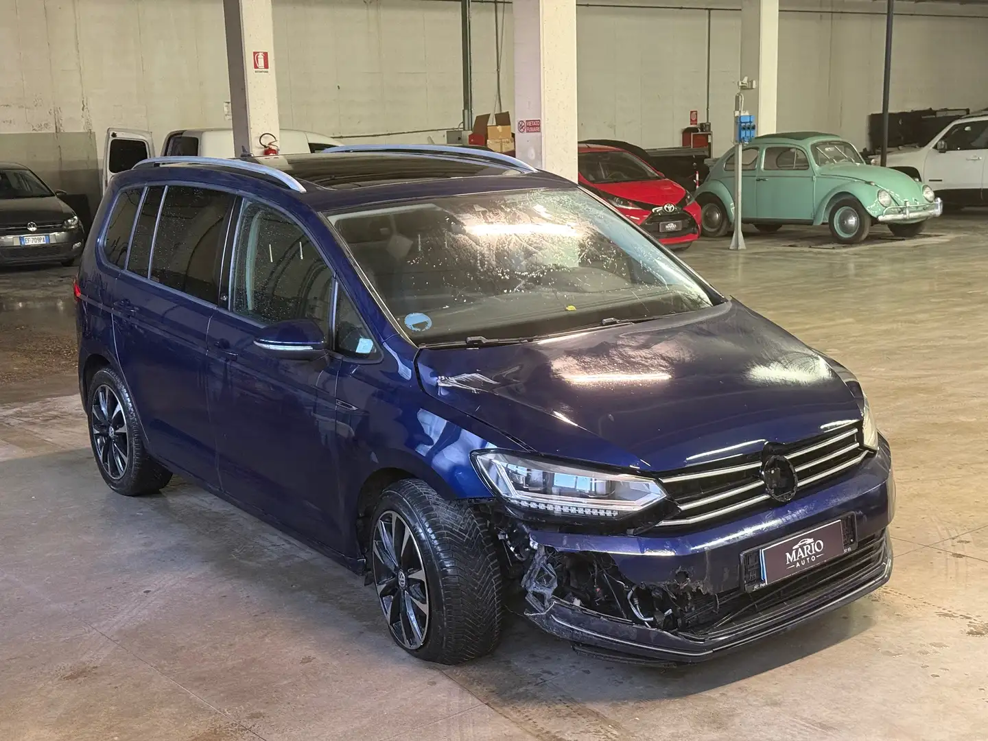 Volkswagen Touran Touran 2.0 tdi 150cv Executive 7 posti Blau - 2
