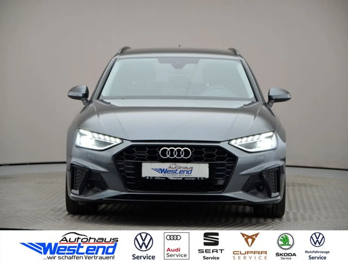 Audi A4 Avant S line 2.0l TDI 150kW qu. S tr. Matrix Navi Grau - 1