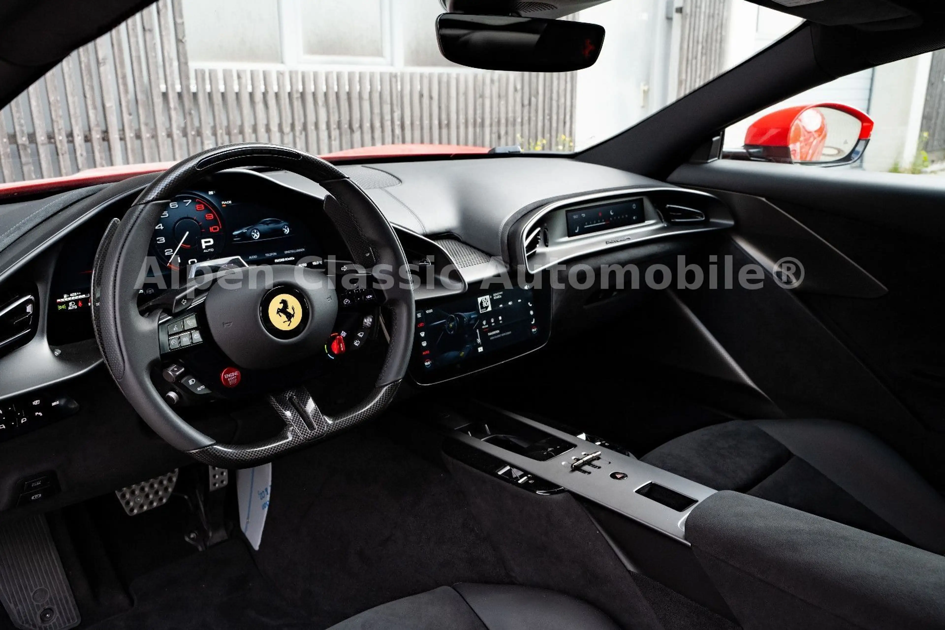 Ferrari Amalfi Carbon, Passenger Display, 360 Grad — photo 6