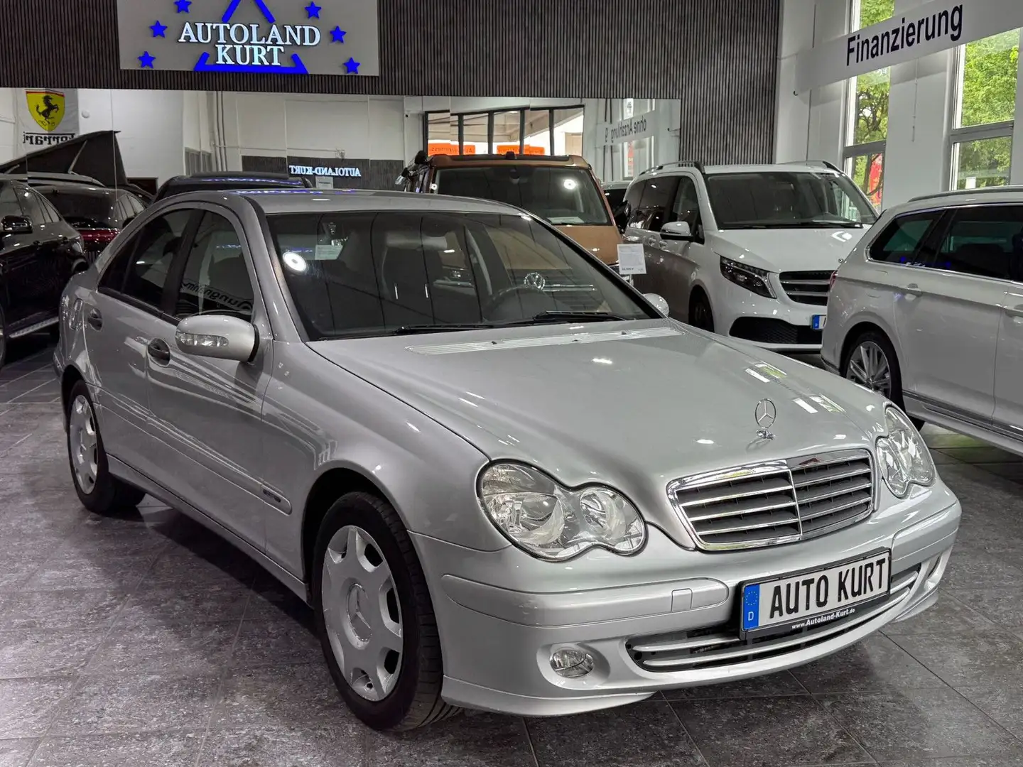 Mercedes-Benz C 180 Kompressor*Automatik*AHK*Klima*tüv08-2025 Silber - 1