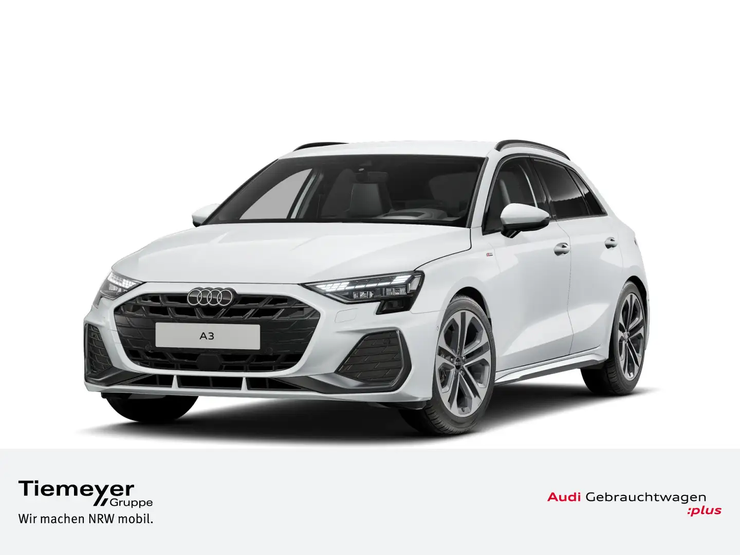 Audi A3 30 TFSI 2x S LINE LEDER HuD SONOS A Weiß - 1