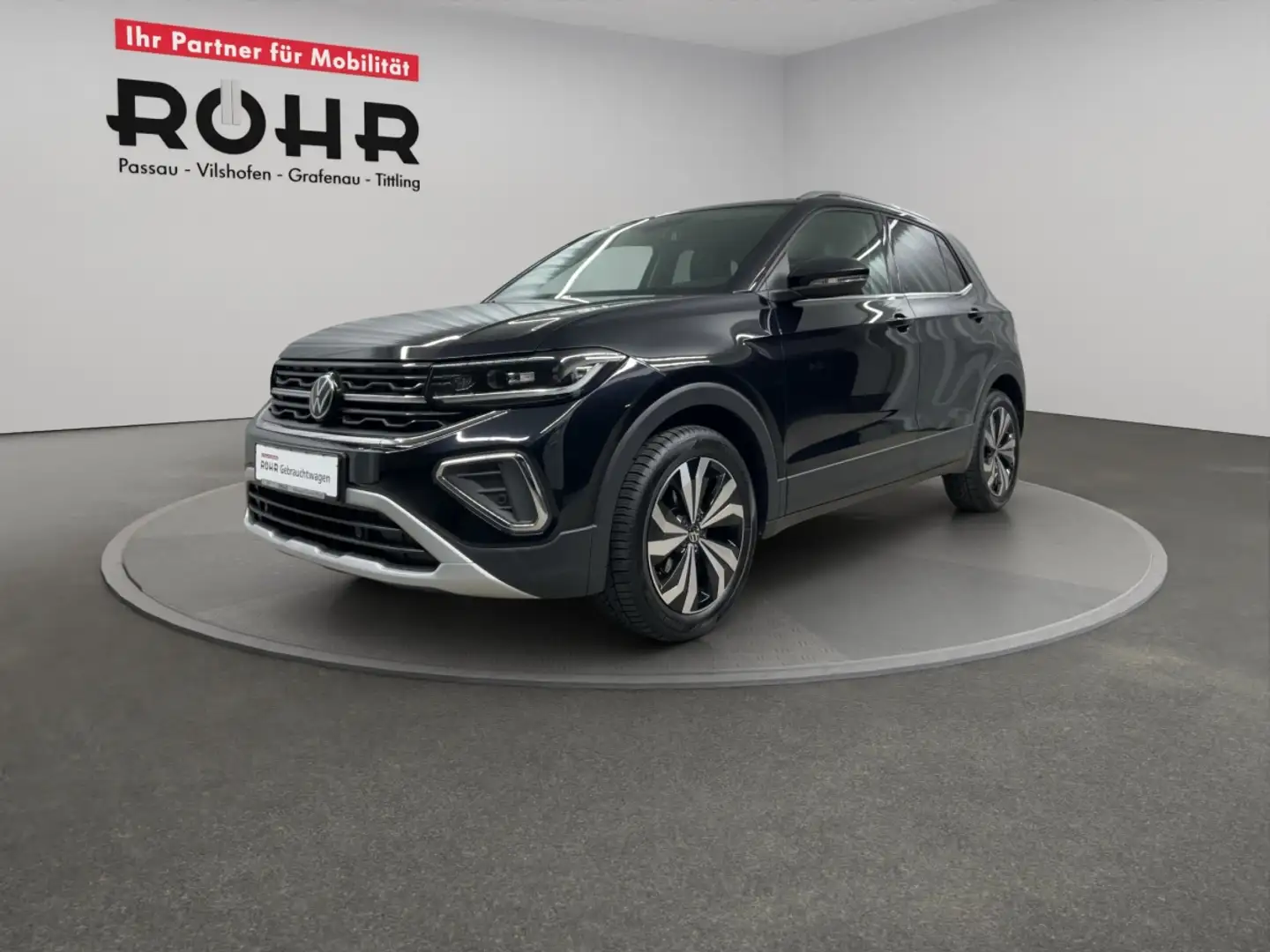 Volkswagen T-Cross Style (Navi.Verkehrszeichenerkennung) 1.0 TSI DSG Schwarz - 2