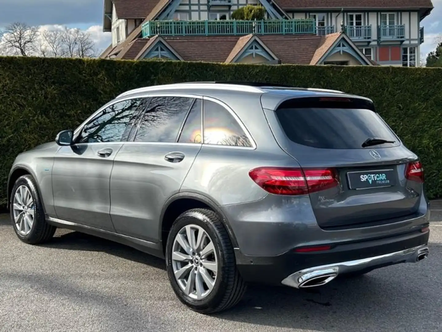 Mercedes-Benz GLC 350 350 e 211+116ch Fascination 4Matic 7G-Tronic plus Gris - 2
