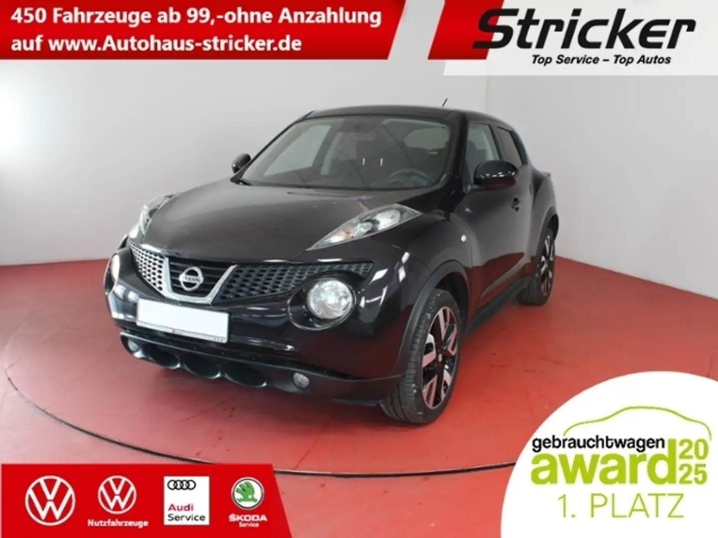 Nissan Juke 1.6 TÜV bis 03/27 Navi Fekete - 1