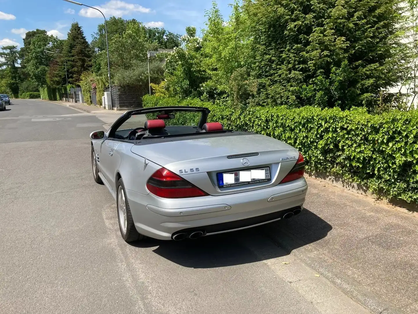 Mercedes-Benz SL 55 AMG SL-Klasse Roadster Automatik Srebrny - 2