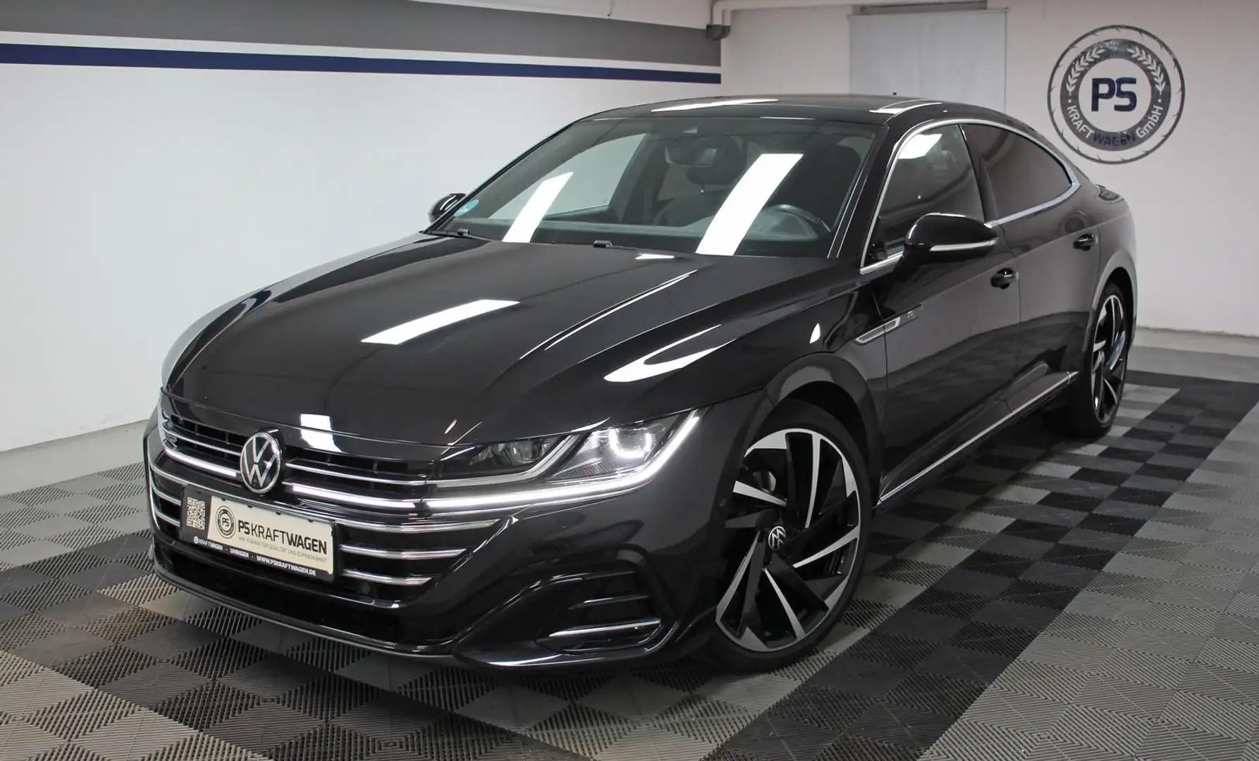 Volkswagen Arteon 2.0 TDI DSG R-Line 4M PANO ACC 360° STHZ Negro - 1