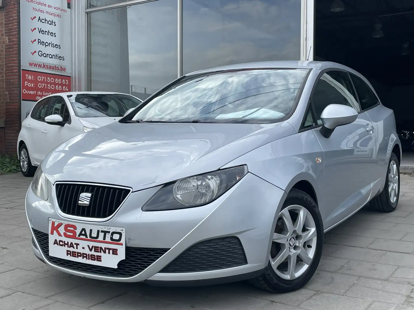 SEAT Ibiza SC 1.2i /121.481KM/AIRCO/EURO 4/JANTES Gris - 1