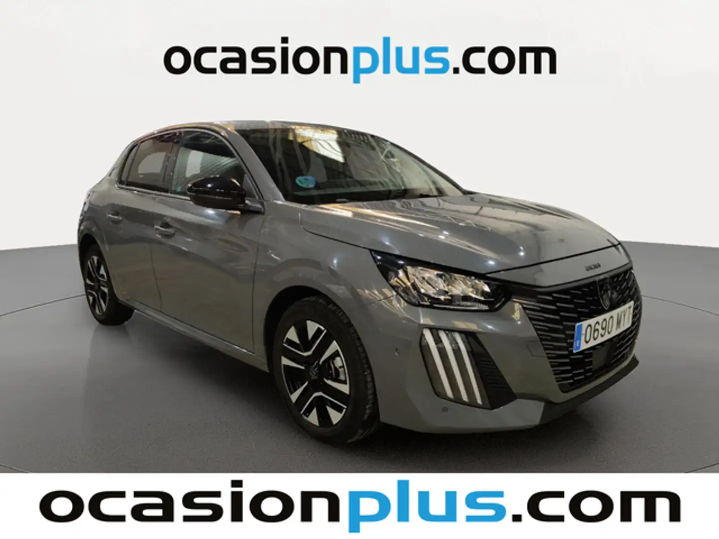 Peugeot 208 1.2 Hybrid Allure e-DCS6 100 Gris - 2