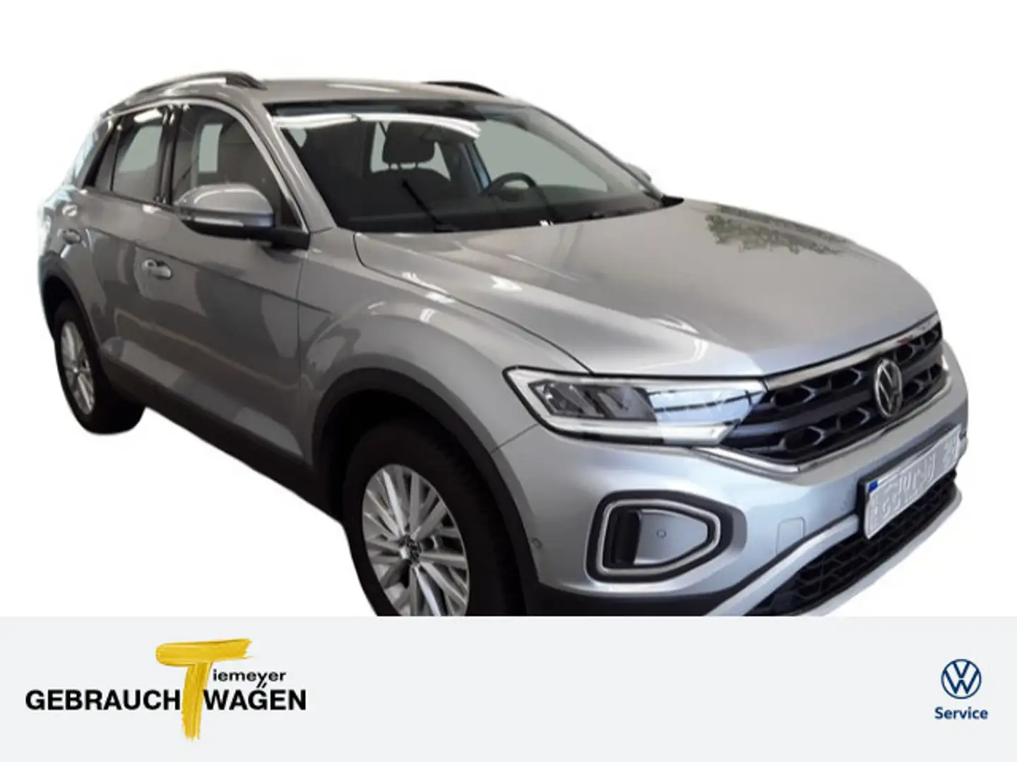 Volkswagen T-Roc 1.5 TSI DSG LIFE ST.HEIZ AHK LED VIRTUAL Silber - 1