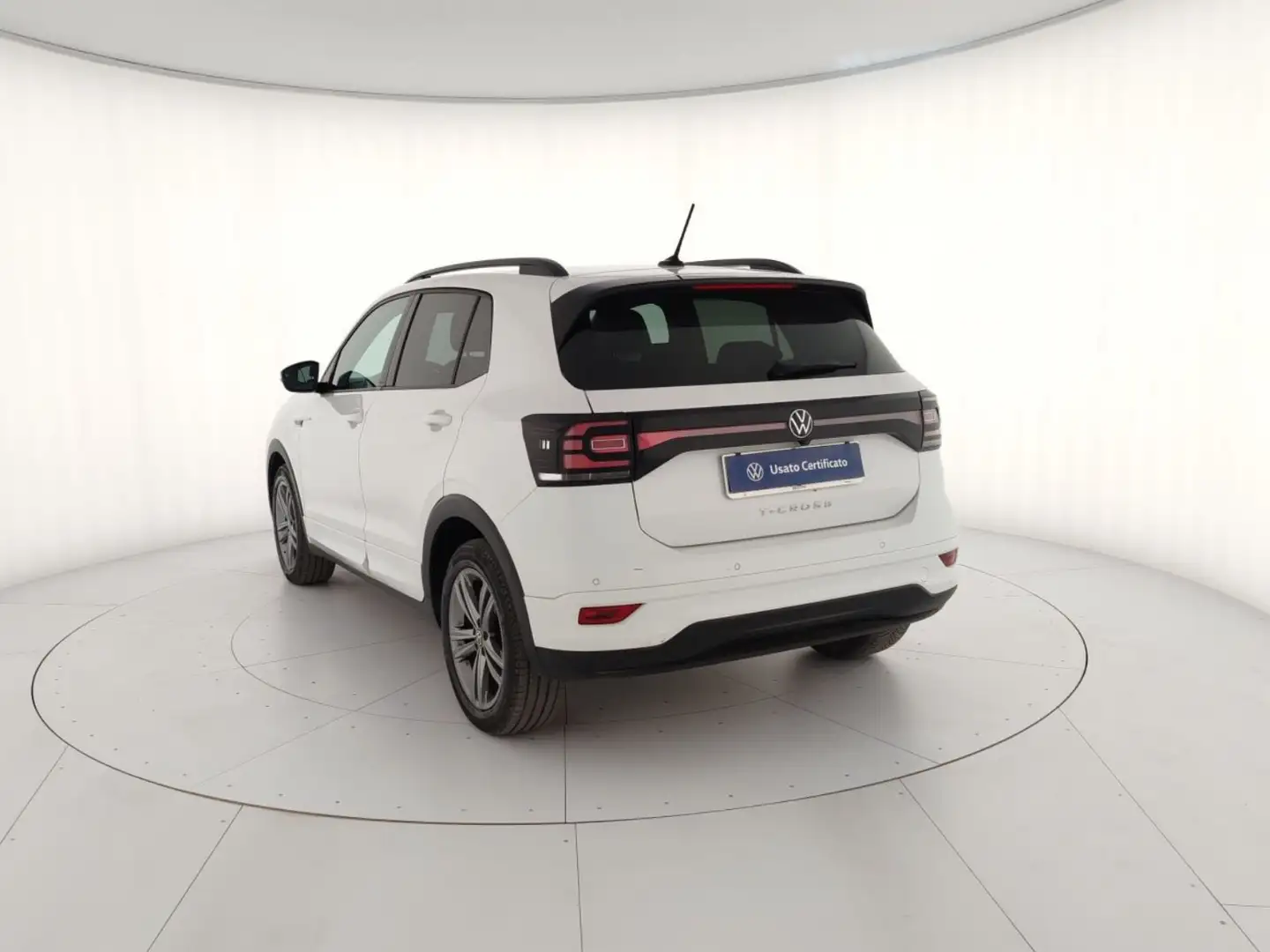 Volkswagen T-Cross 1.0 TSI 110 CV DSG R-Line Blanc - 2