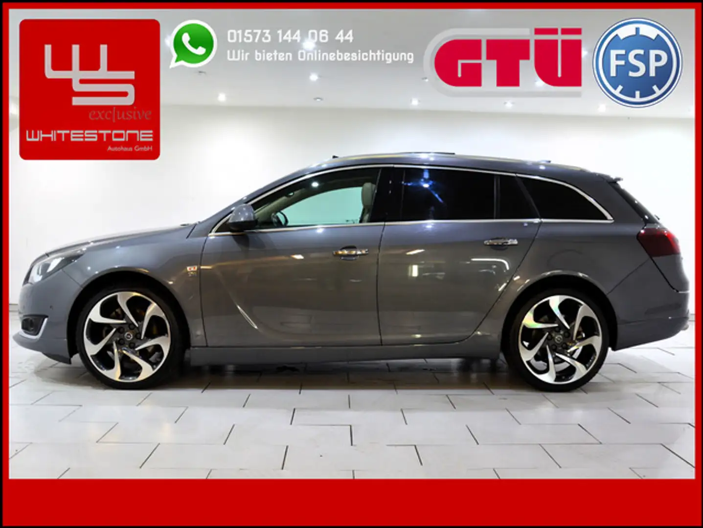 Opel Insignia 2.0 SIDI Turbo 4x4 / OPC / Top Ausstatt Gris - 1
