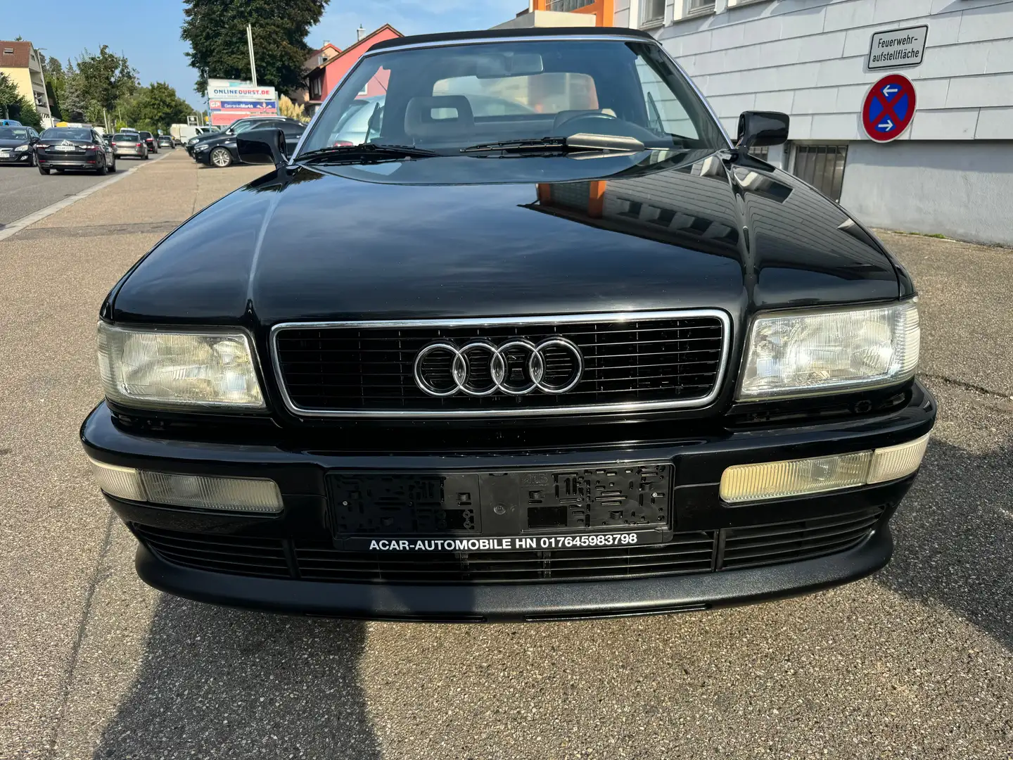 Audi Cabriolet 2.6 Klima Halbelektrischesverdeck H-ZULASSUNG Negru - 2