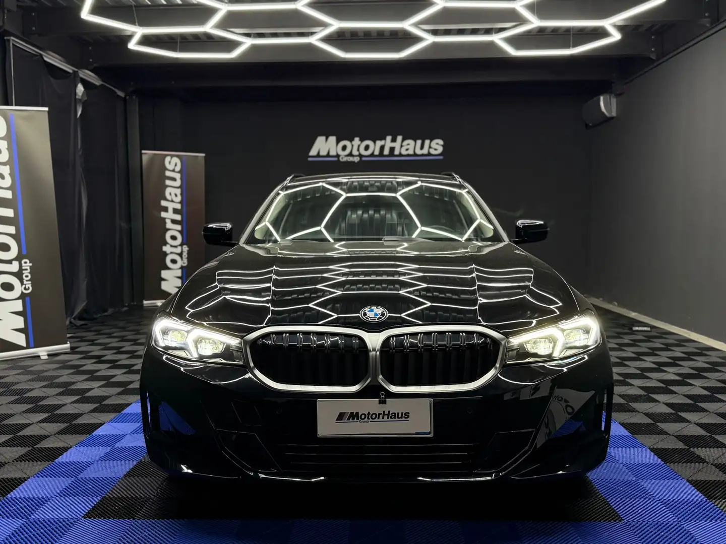 BMW 316 316d Touring mhev 48V auto Nero - 2