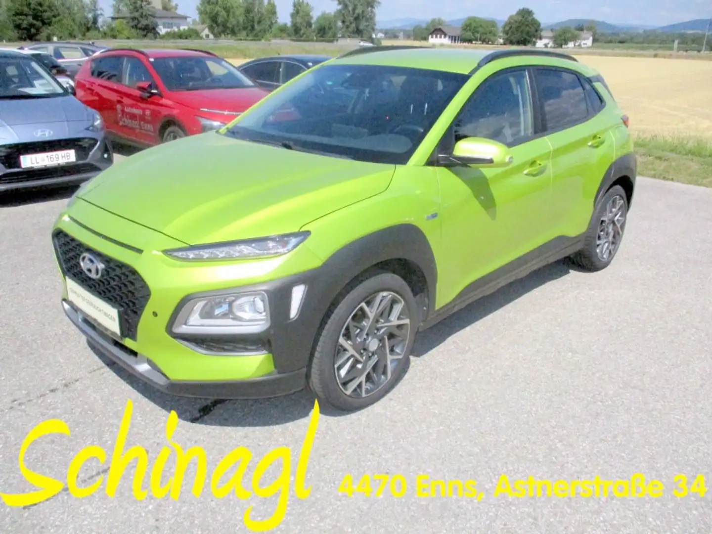 Hyundai KONA 1,6 GDI HEV Level 3 Plus DCT Gelb - 1