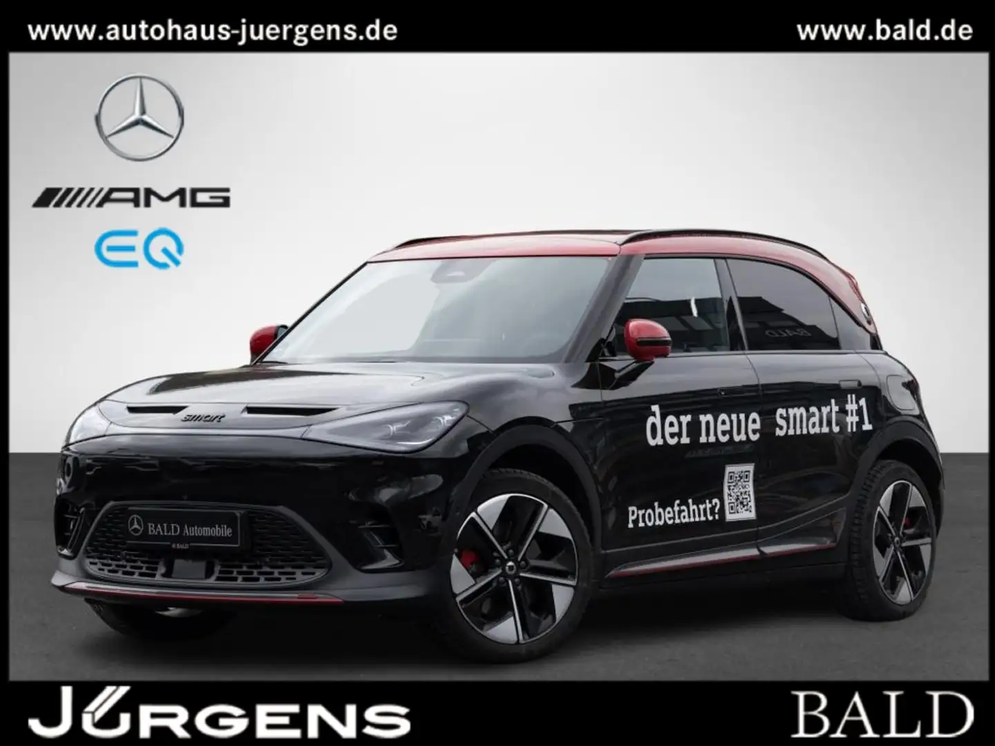 smart #1 BRABUS LED+elektr. Heckklappe+360° Czarny - 1