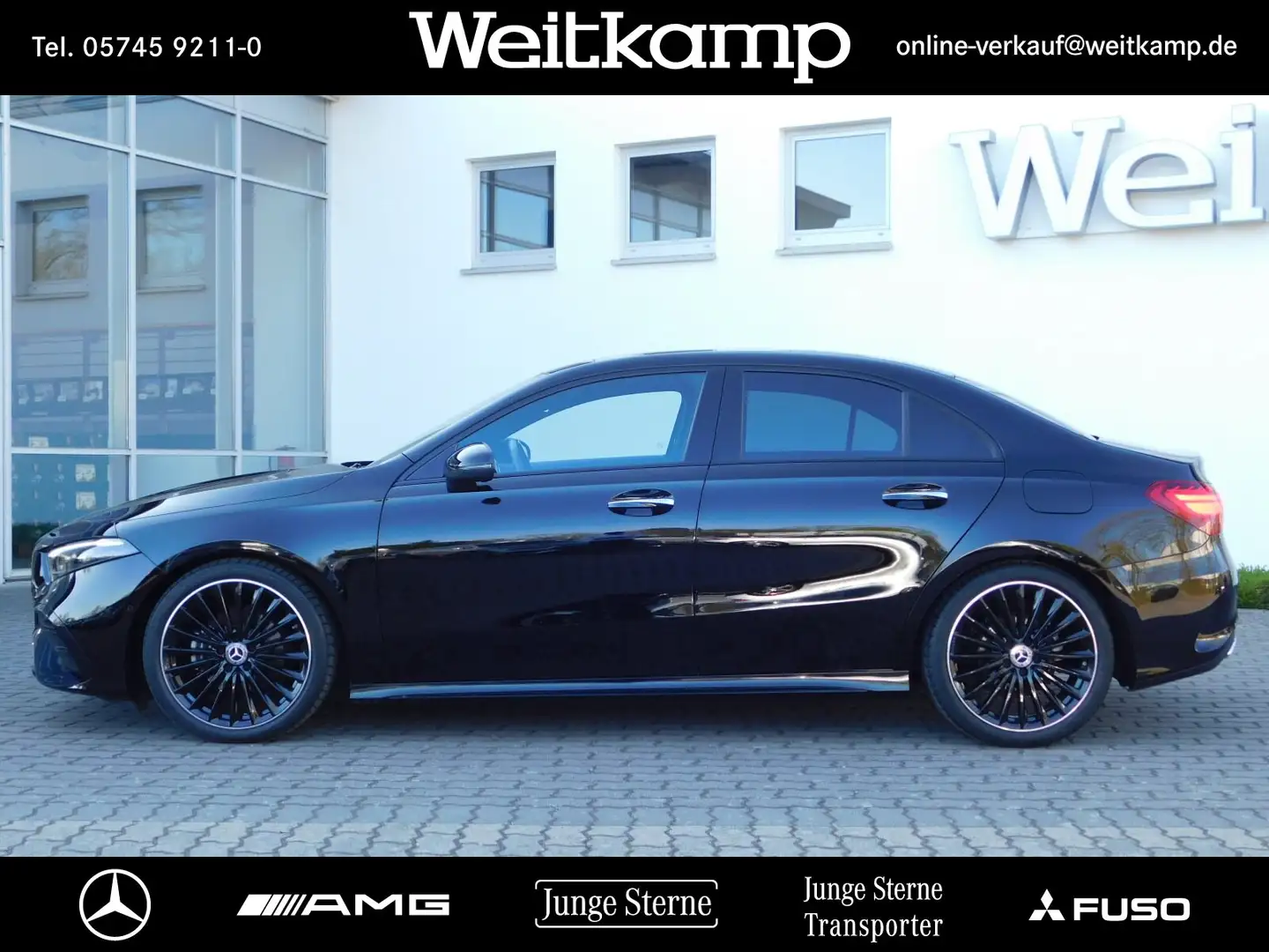 Mercedes-Benz A 200 A 200 d Limousine AMG+Night+Pano+19"+Leder+Kam. Noir - 2